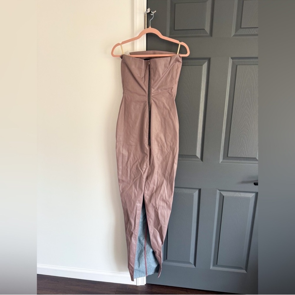 Rick Owens Coated Strapless Bustier Gown - Picture 5 of 9